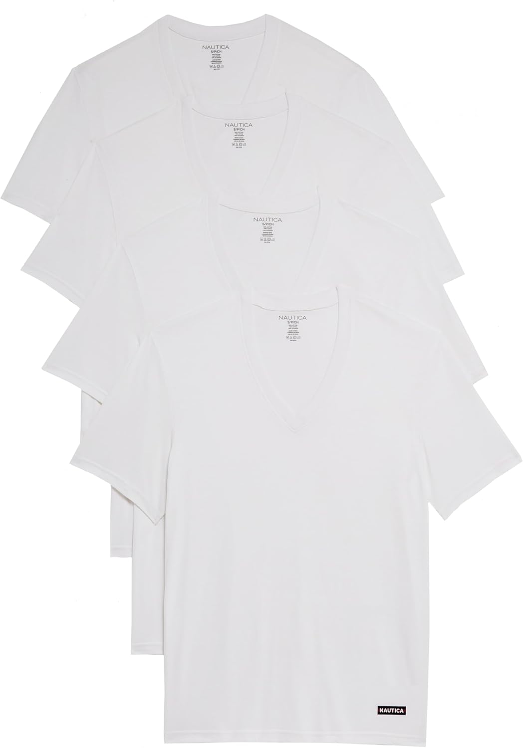 Men's 4-Pack Cotton Limited Edition V-Neck T-Shirts