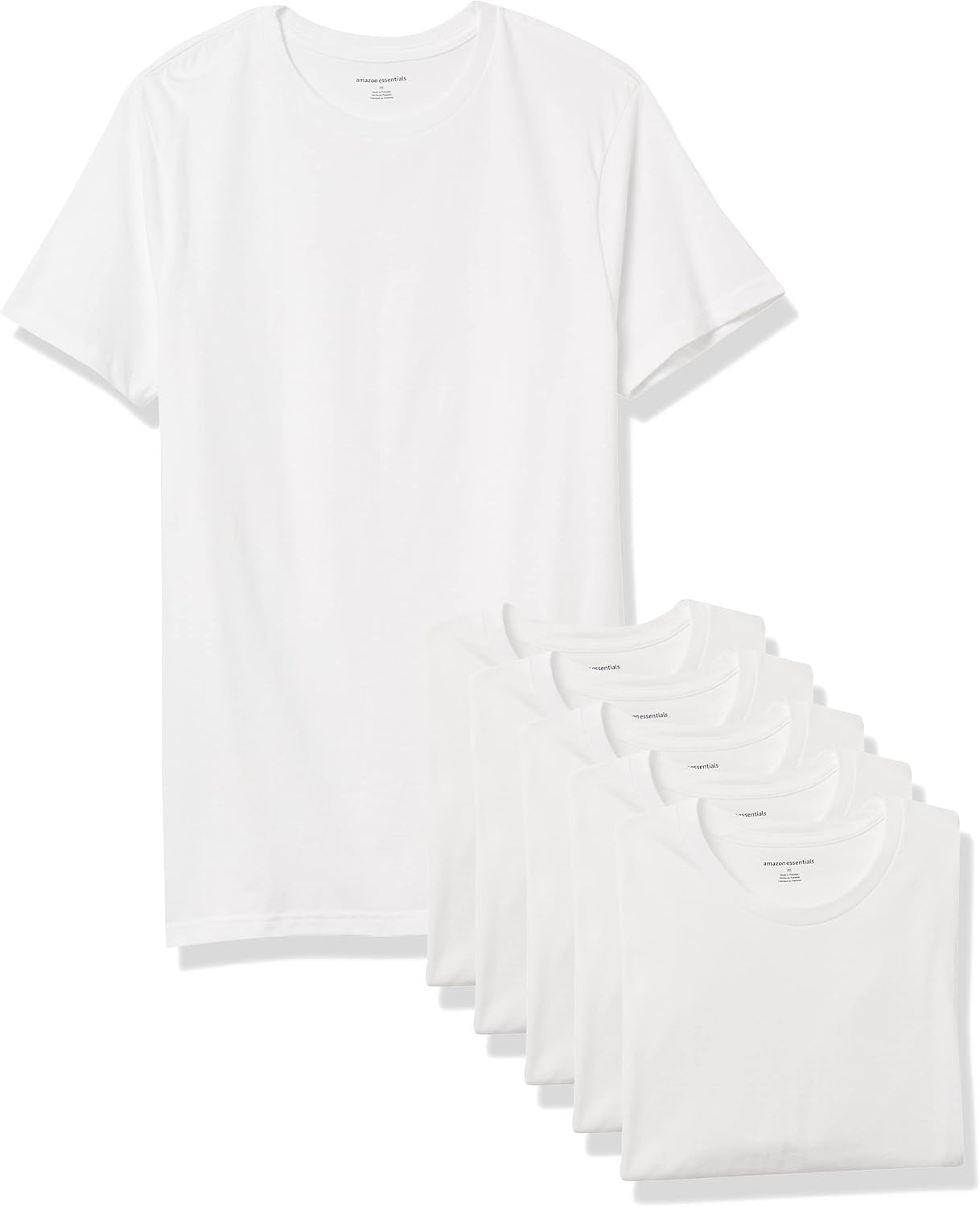 Men's Slim Fit Cotton Crew Neck Undershirts