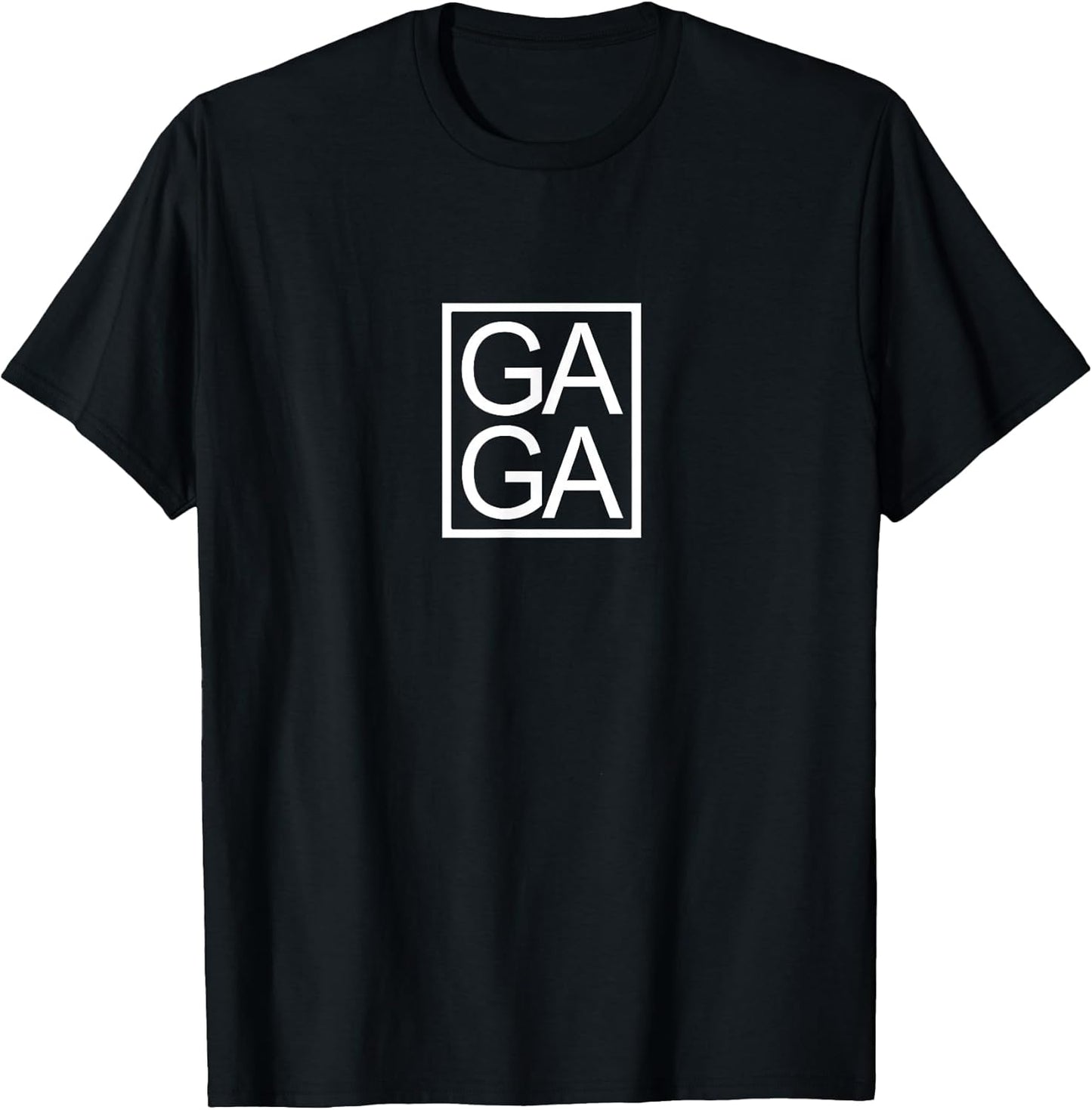 GAGA Novelty Graphic Design Minimalist Typography Gift T-Shirt