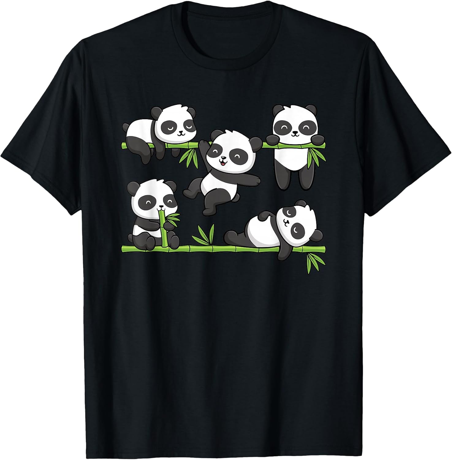 Kawaii Panda Bear Panda Lover Men Women Kids T-Shirt