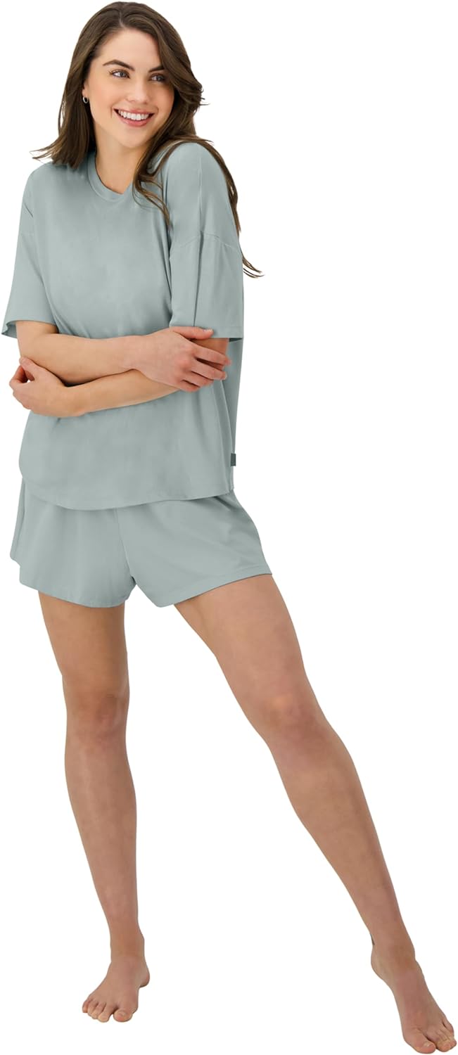 Women's Pajamas Set, Comfywear Pajamas for Women Set, Originals SupertSoft Loungewear, T-Shirt & Sleep Shorts