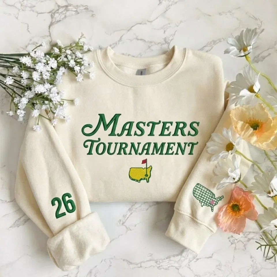 Golf Tournament 2026 Augusta Embroidered Sweatshirt