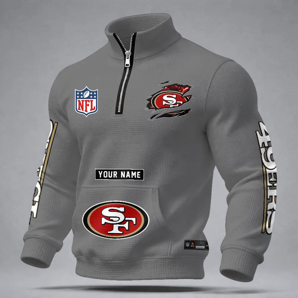 San Francisco 49ers Durable Quarter-Zip Performance Sweatshirt