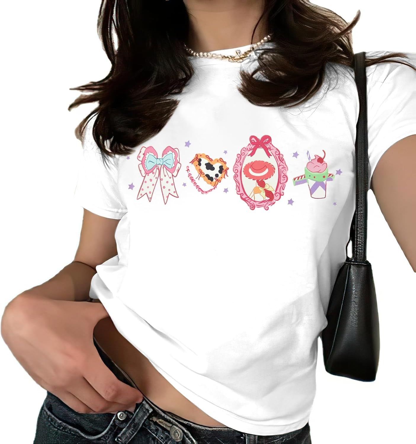 Magical Shirts for Women Princess Shirt Cute Castle Graphic Baby Tee Funny Family Vacation Aesthetic Short Sleeve Tops