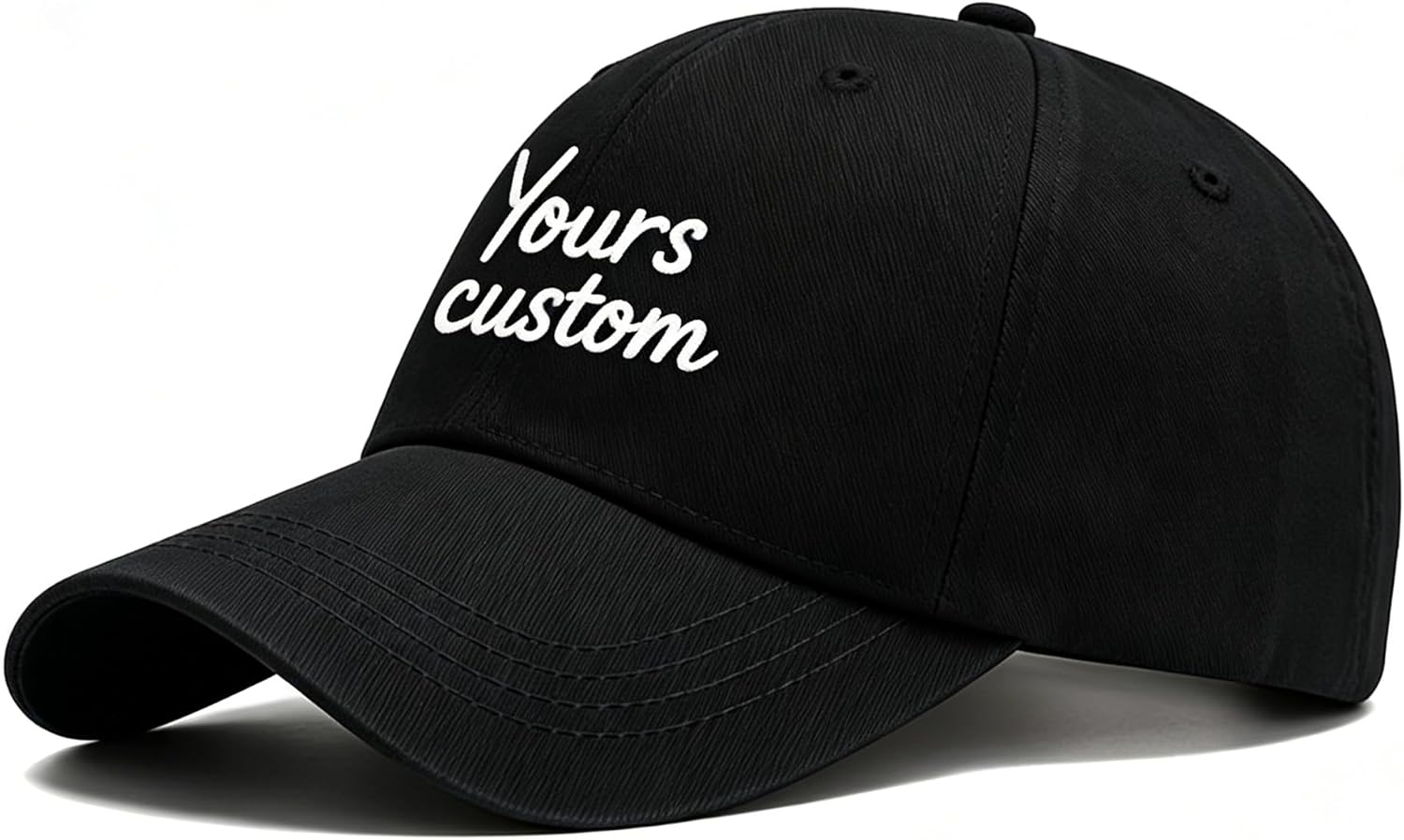 Custom Hat with Embroidered Name Text,Customizable Baseball Cap for Men Women,Personalized Hat Kids Adults Adjustable Buckle
