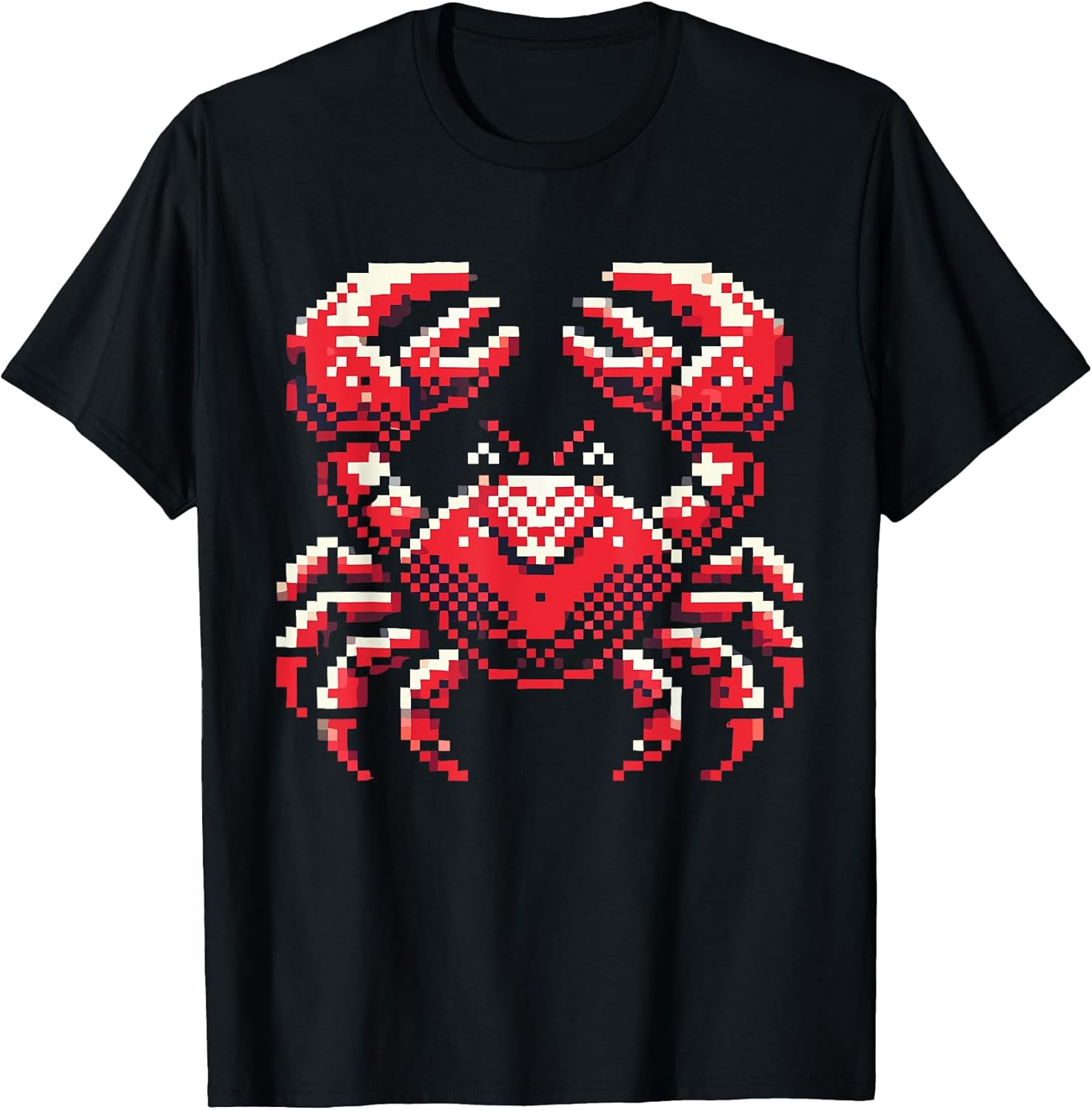 Pixel Art Crab Retro Gaming Lovers T-Shirt