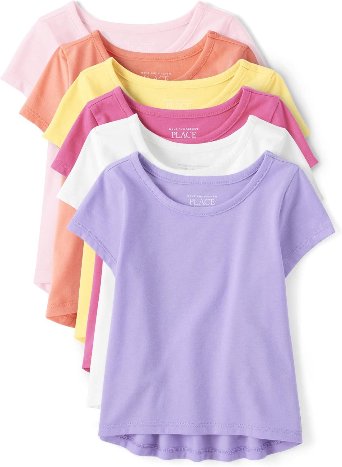 Baby Girls' and Toddler High Low Layering Tee
