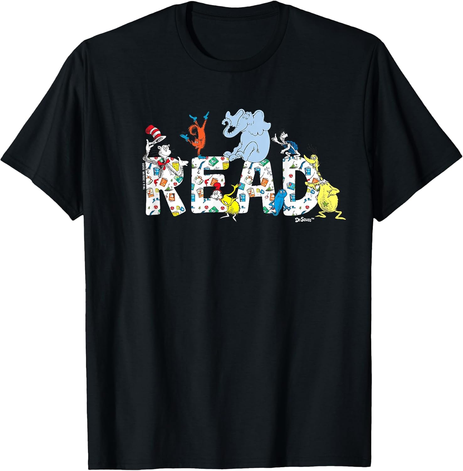 Characters Read Design for Youth and Adult T-Shirt