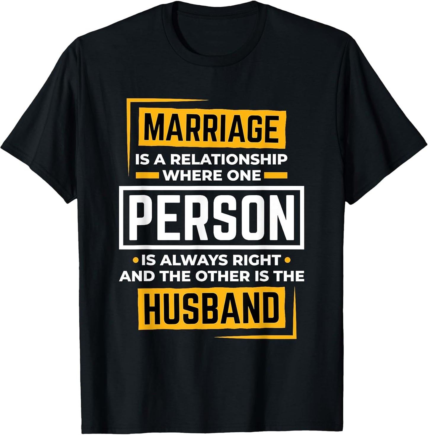 Funny Husband Wife Marriage is A Relationship for Men Women T-Shirt