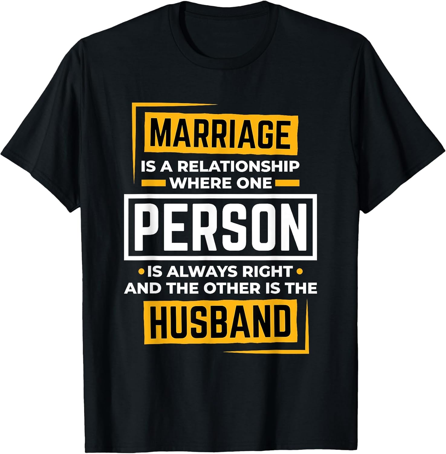 Funny Husband Wife Marriage is A Relationship for Men Women T-Shirt