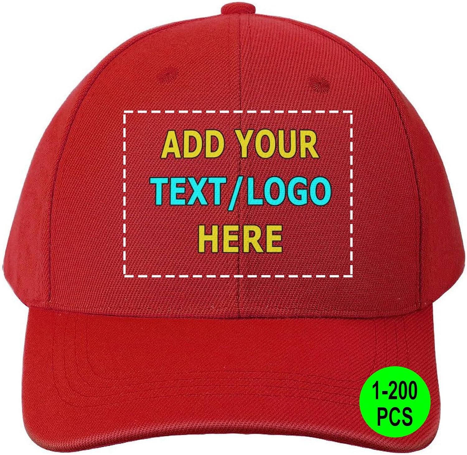 Custom Hat for Men Women, Custom Baseball Cap with Your Text Logo Mesh Caps Trucker Hats