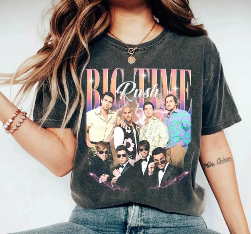 Big Time Rush Tour 2025 T-Shirt, Big time rush Shirt, country music tour 2025 T-Shirt, Big Time Rush band Pop Music Fan T-Shirt, Unisex Shirt
