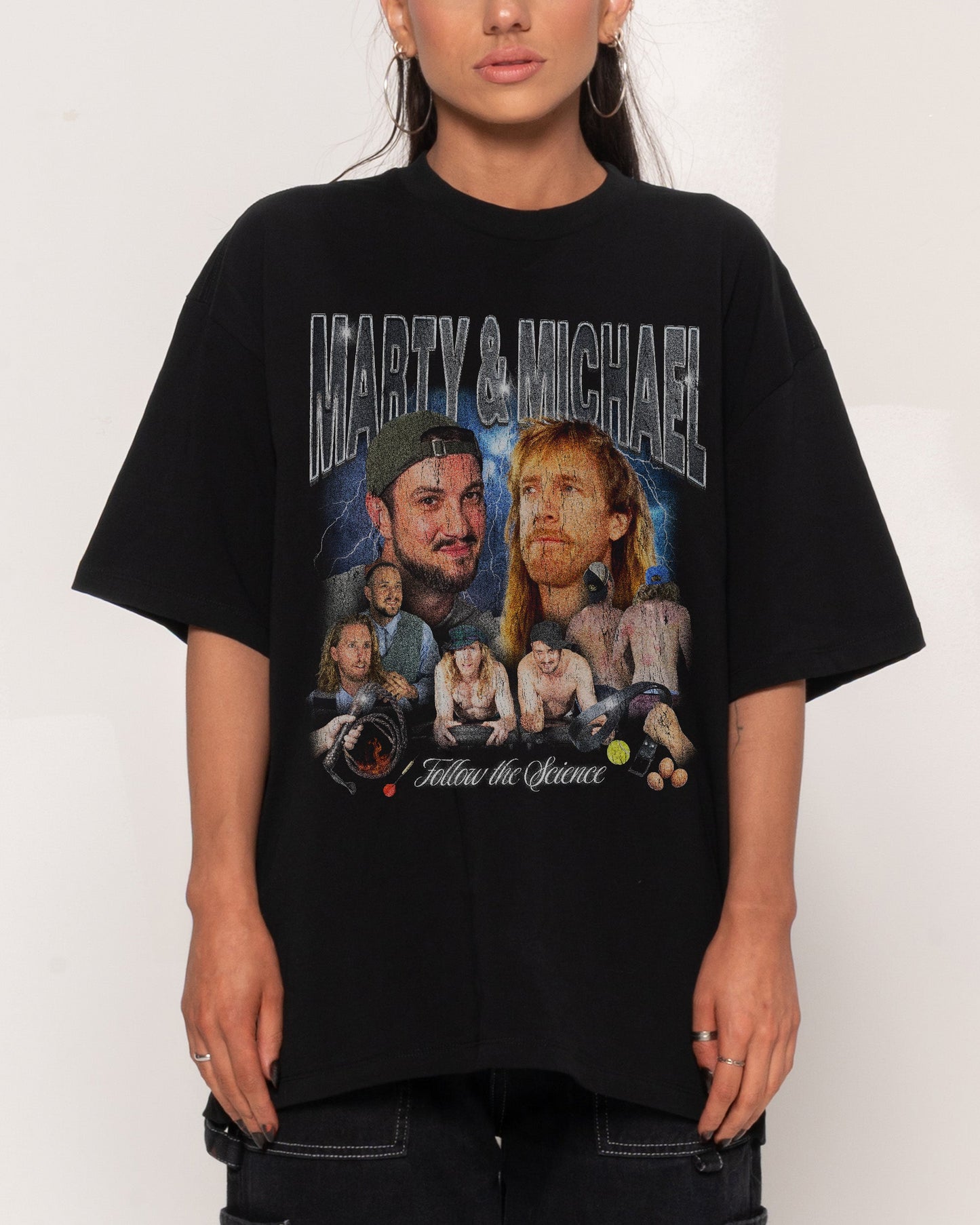 Marty & Michael Bootleg Oversized Tee
