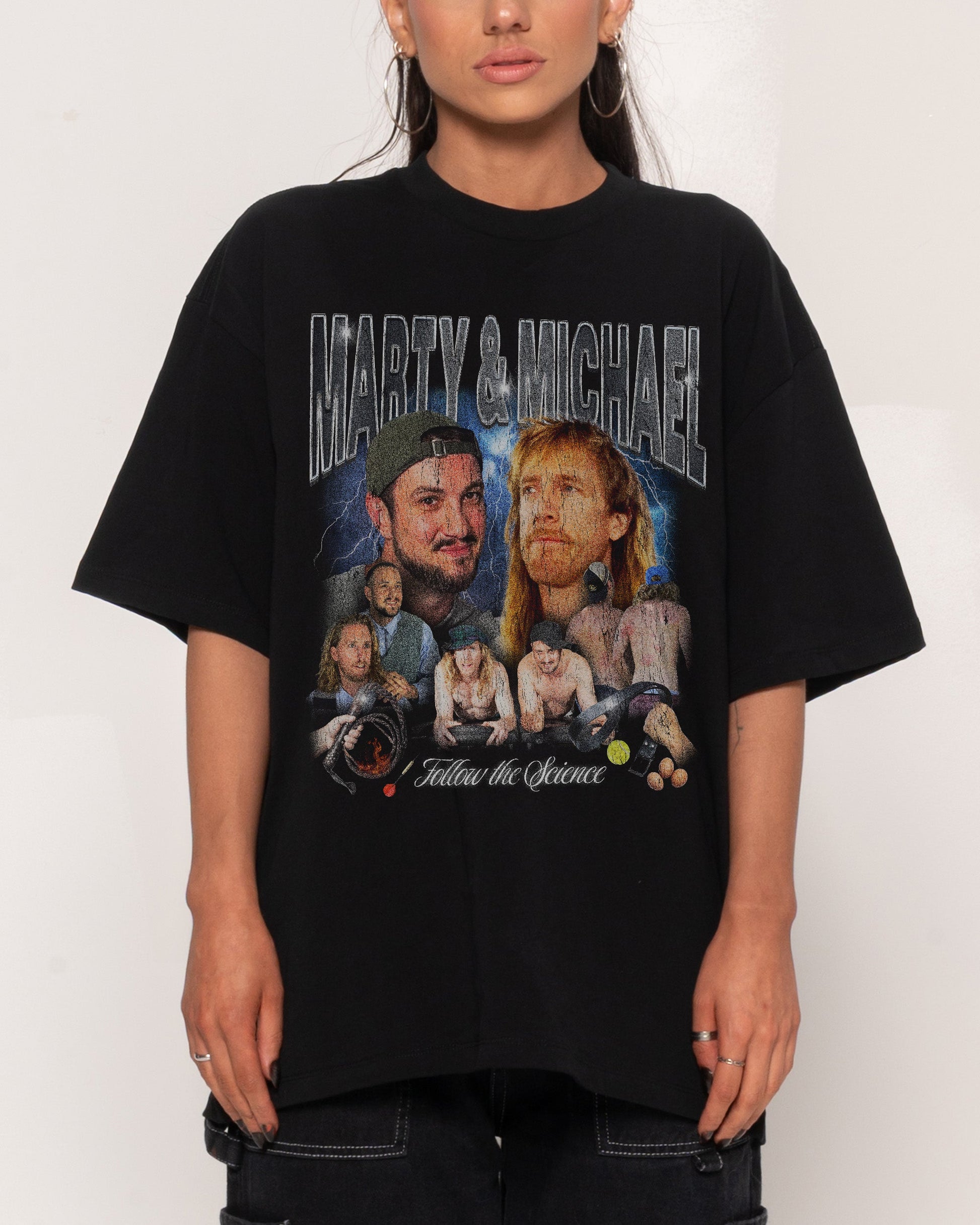 Marty & Michael Bootleg Oversized Tee