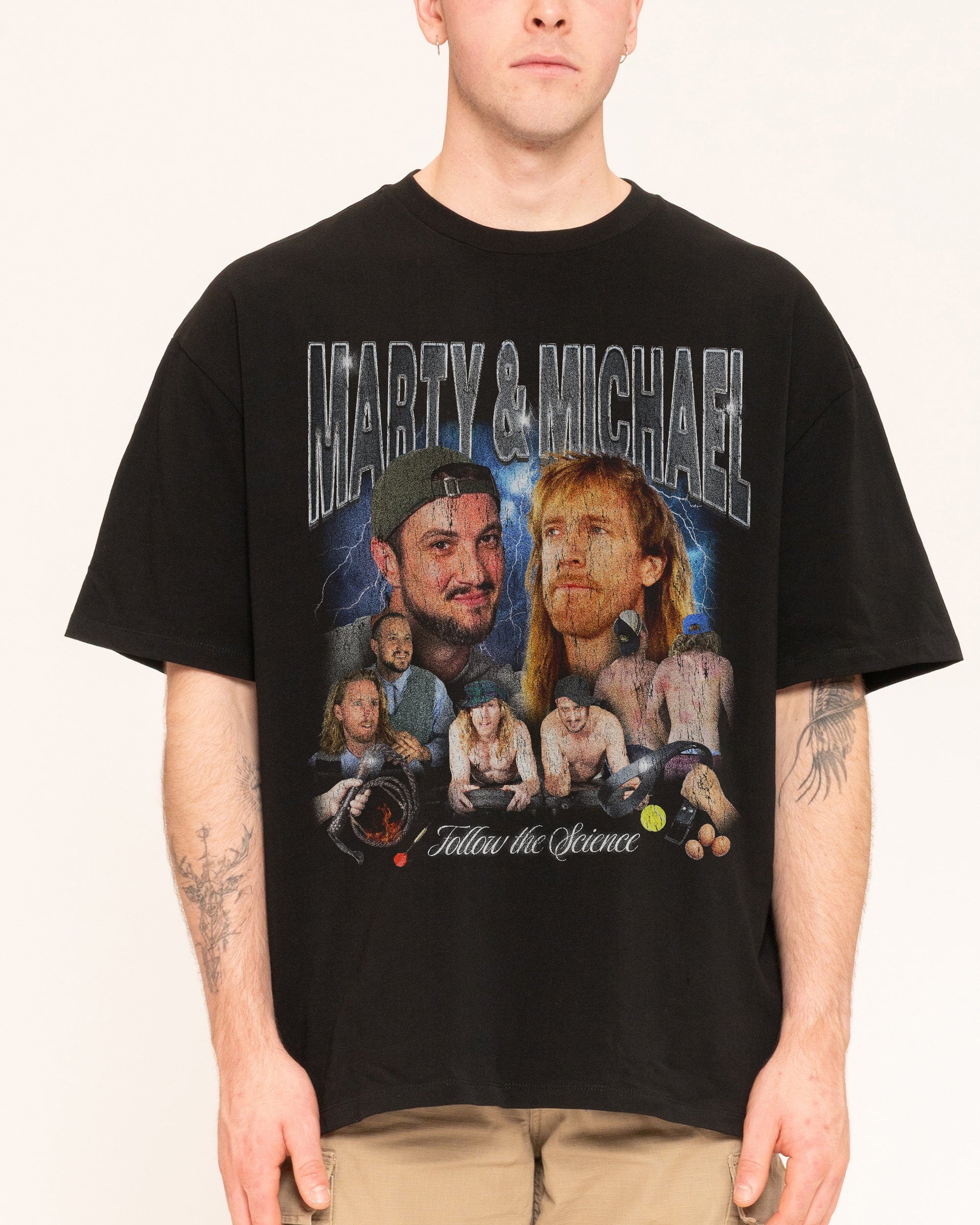 Marty & Michael Bootleg Oversized Tee