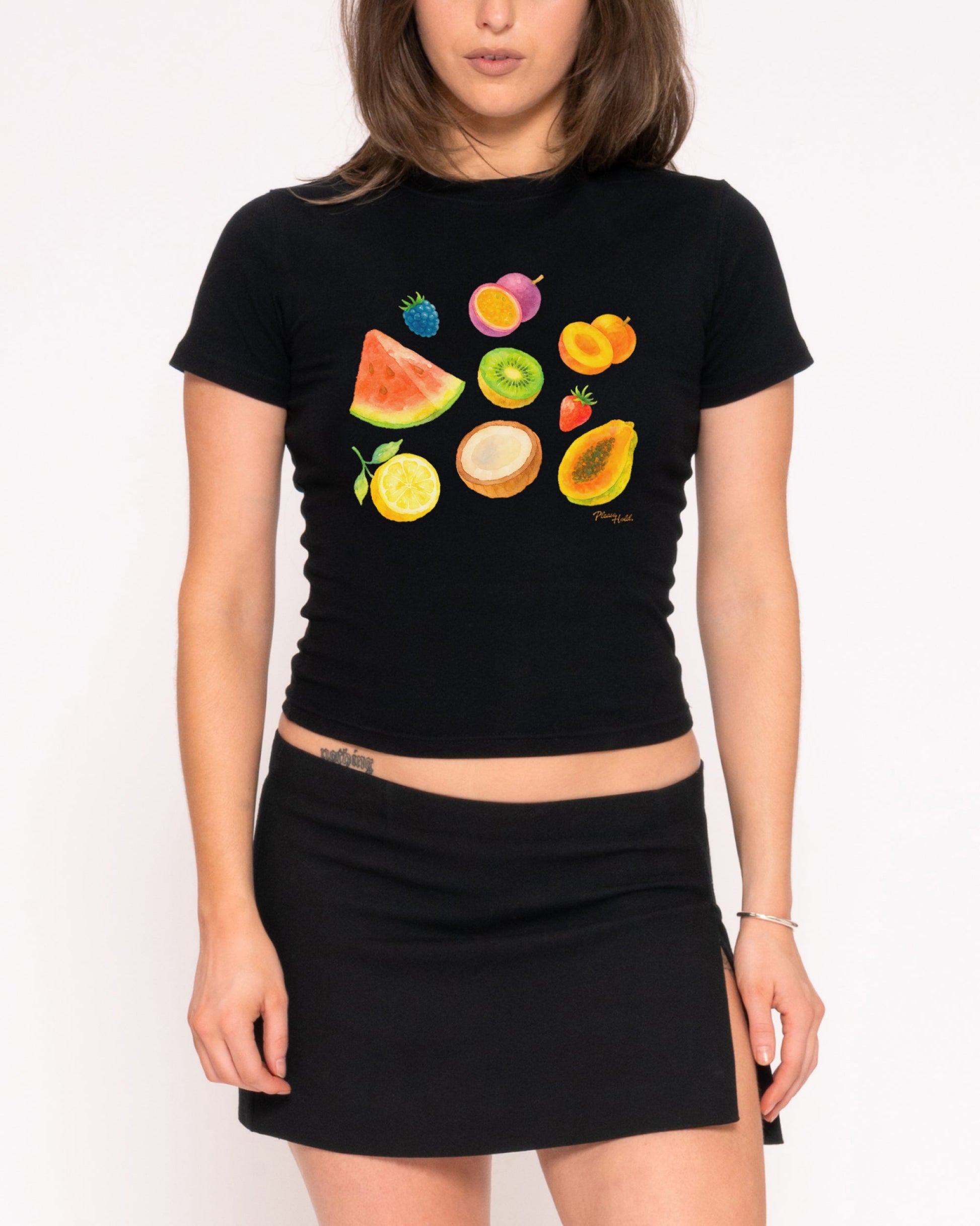 Fruit Platter Longline Baby Tee