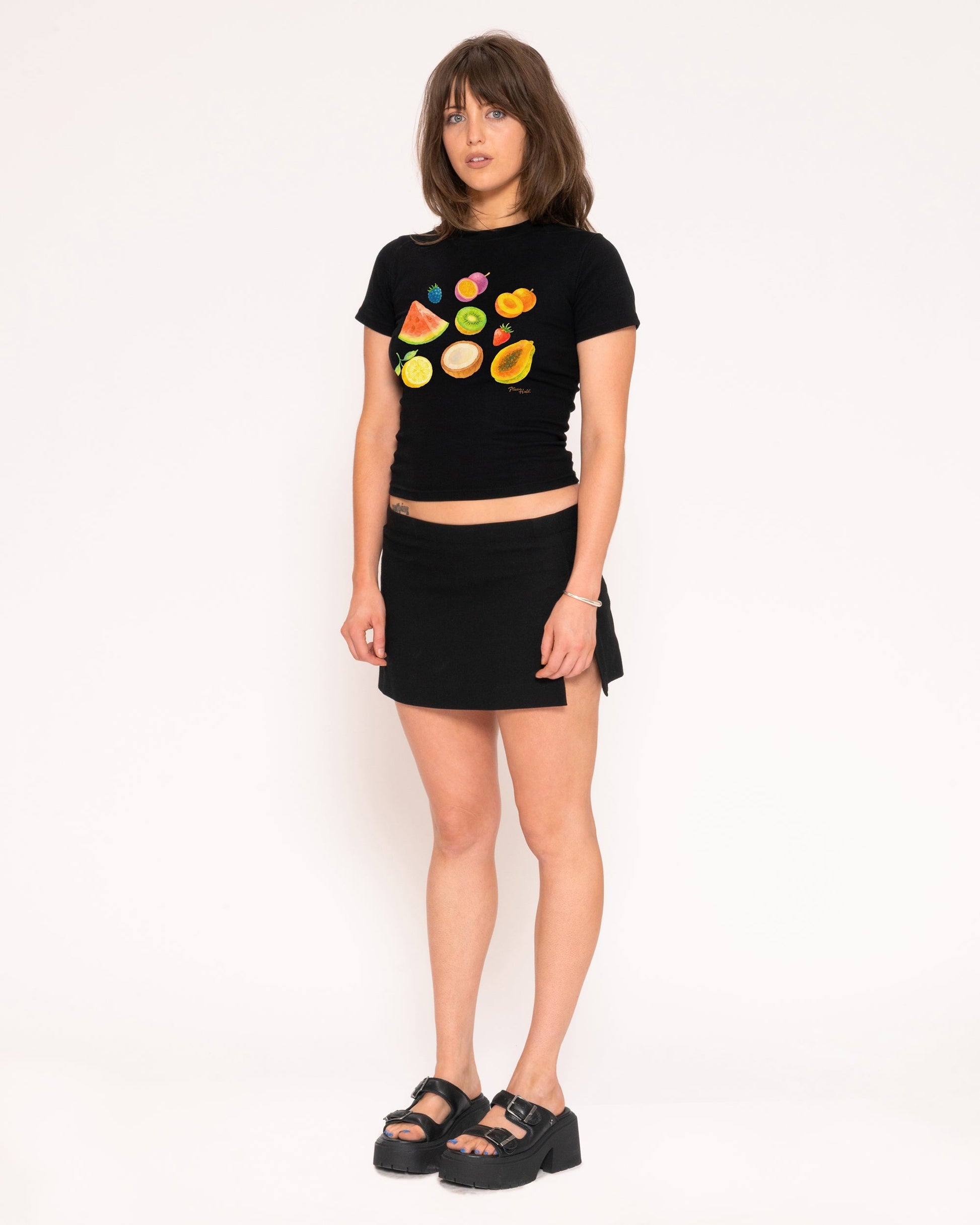 Fruit Platter Longline Baby Tee
