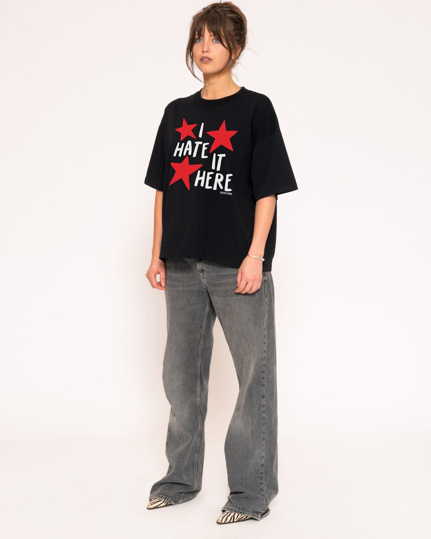 I Hate It Here Boxy Crop Tee