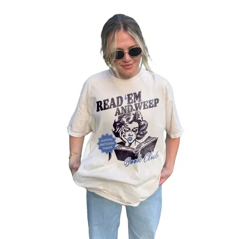 Book Club Comfort Colors Shirt, Book Lover Bookish Comfort Colors Shirt, Reader Tee, Quote Soft Fabric Top Traditional Womenswear Cotton Garment