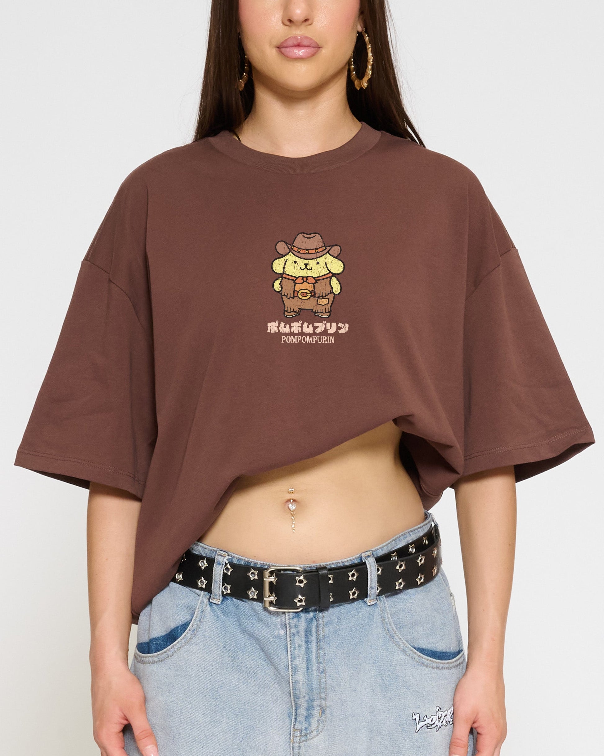Pompompurin Yeehaw Oversized Tee