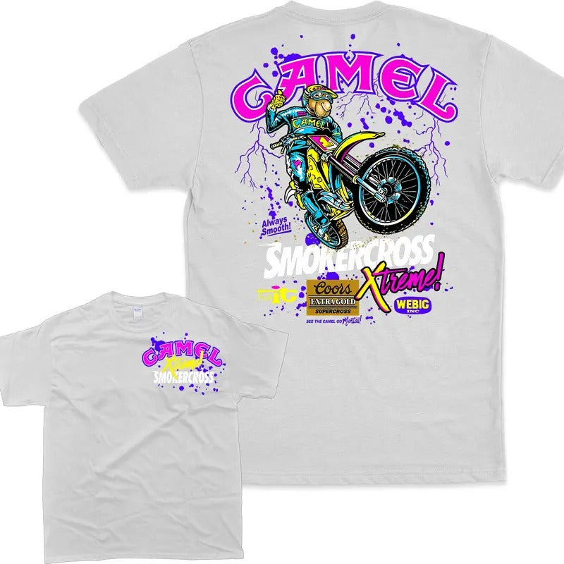 Camel Motorsport Supercross Extreme Graphic Tee, Shirt for Mens, Summer Tee for Mens, Unisex Tshirt For men And Women Casual Crewneck