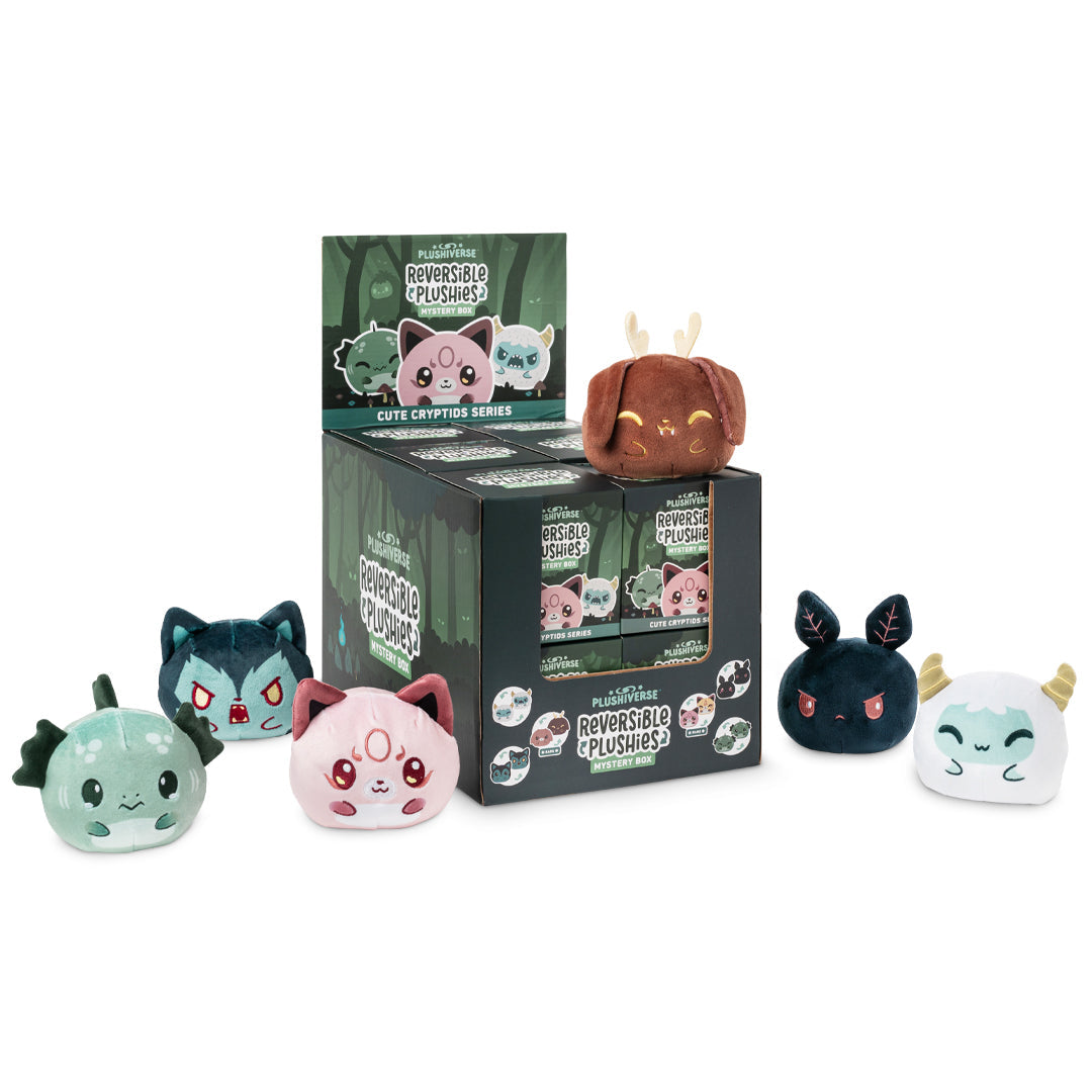 Plushiverse Myths and Cryptids Reversible Plushie Mystery Box