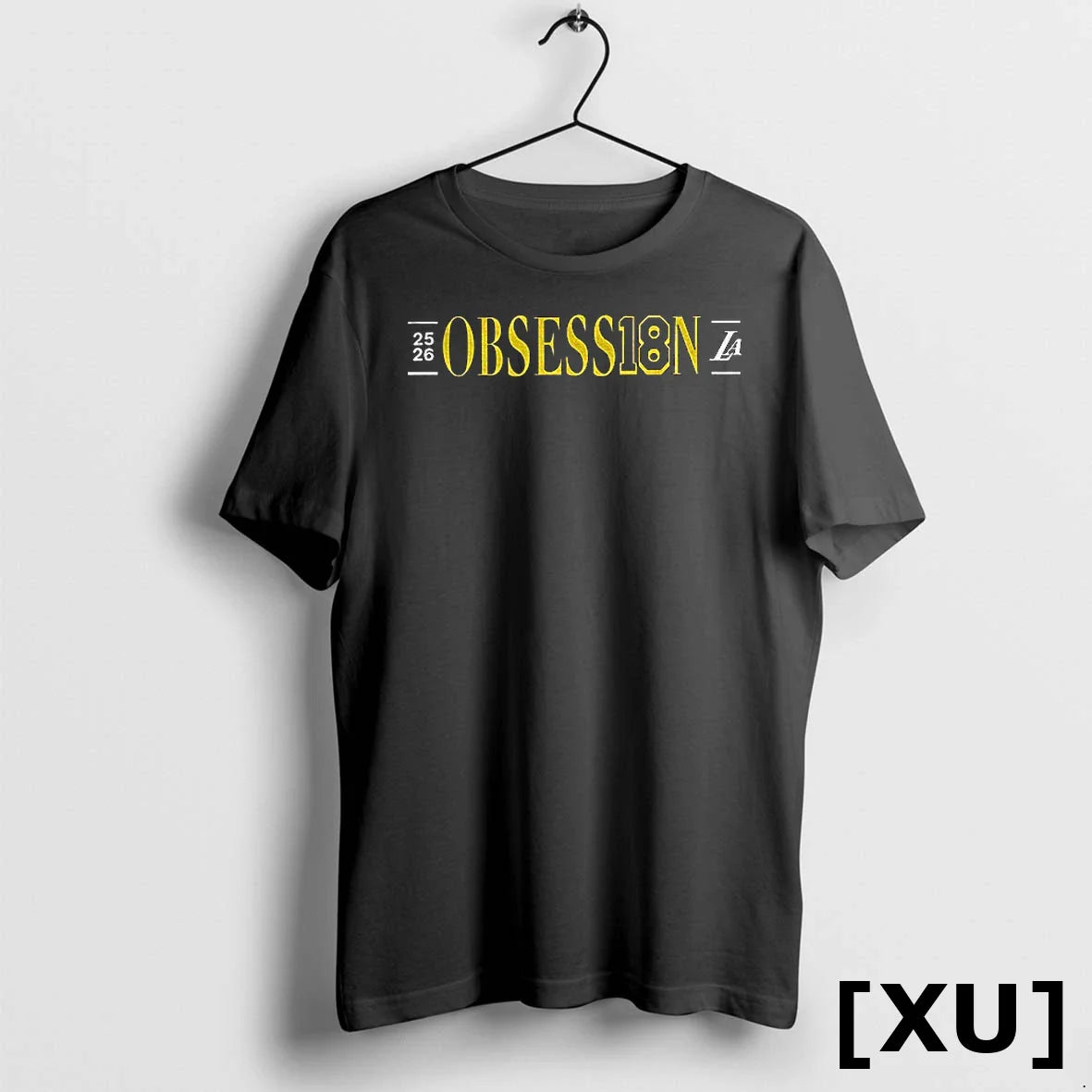 Deandre Ayton Wearing Obsess18n La 2025 2026 Los Angeles Lakers Tshirts Sweater