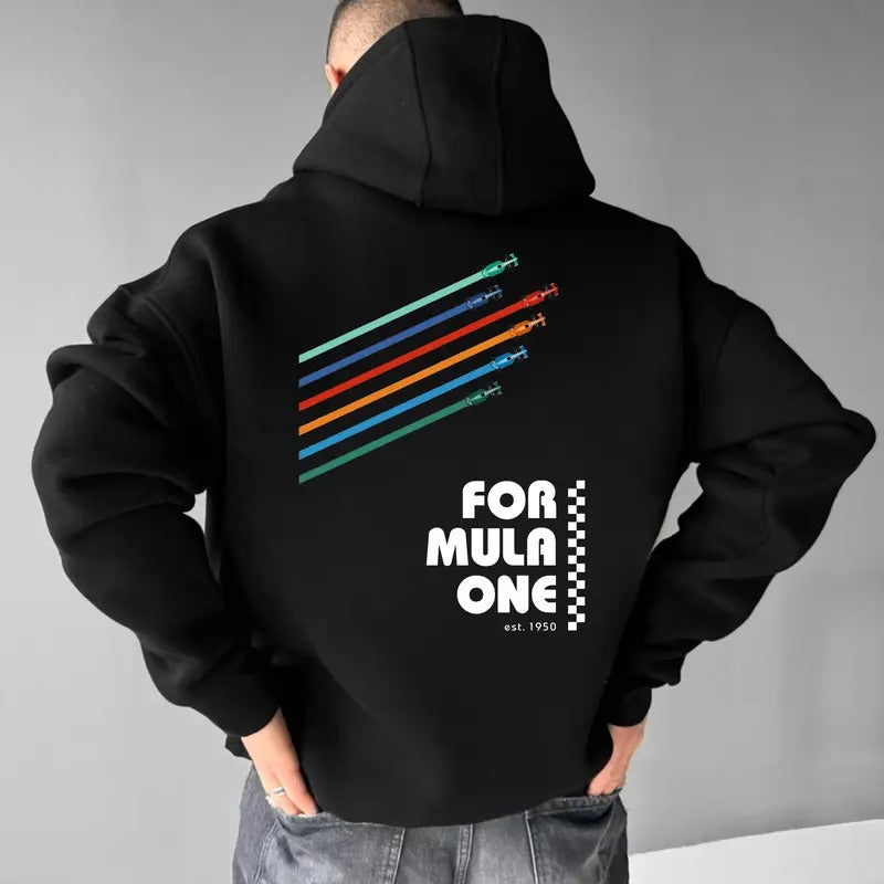 Formula 1 Hoodie Sweatshirt T-shirt Racing Formula 1, Unisex, Menswear Racing Shirt, Car Hoodie, Boyfriend Gift Gildan Hoodie men gifts
