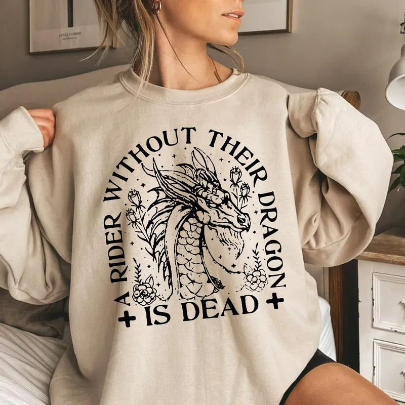 Fourth Wing Shirt Dragon Rider Tee Rebecca Yarros Violet Sorrengail Xaden Riorson Romantasy Fantasy Bookish Shirt Dragon Rider Merch Sweater Pullover