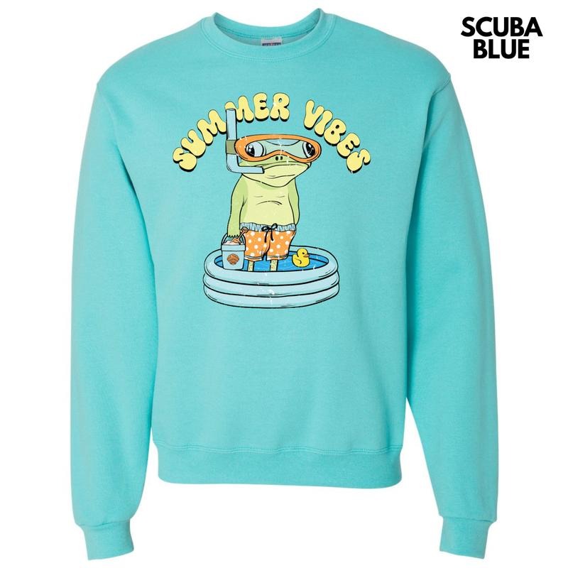 Frog Summer Vibes Sweatshirt