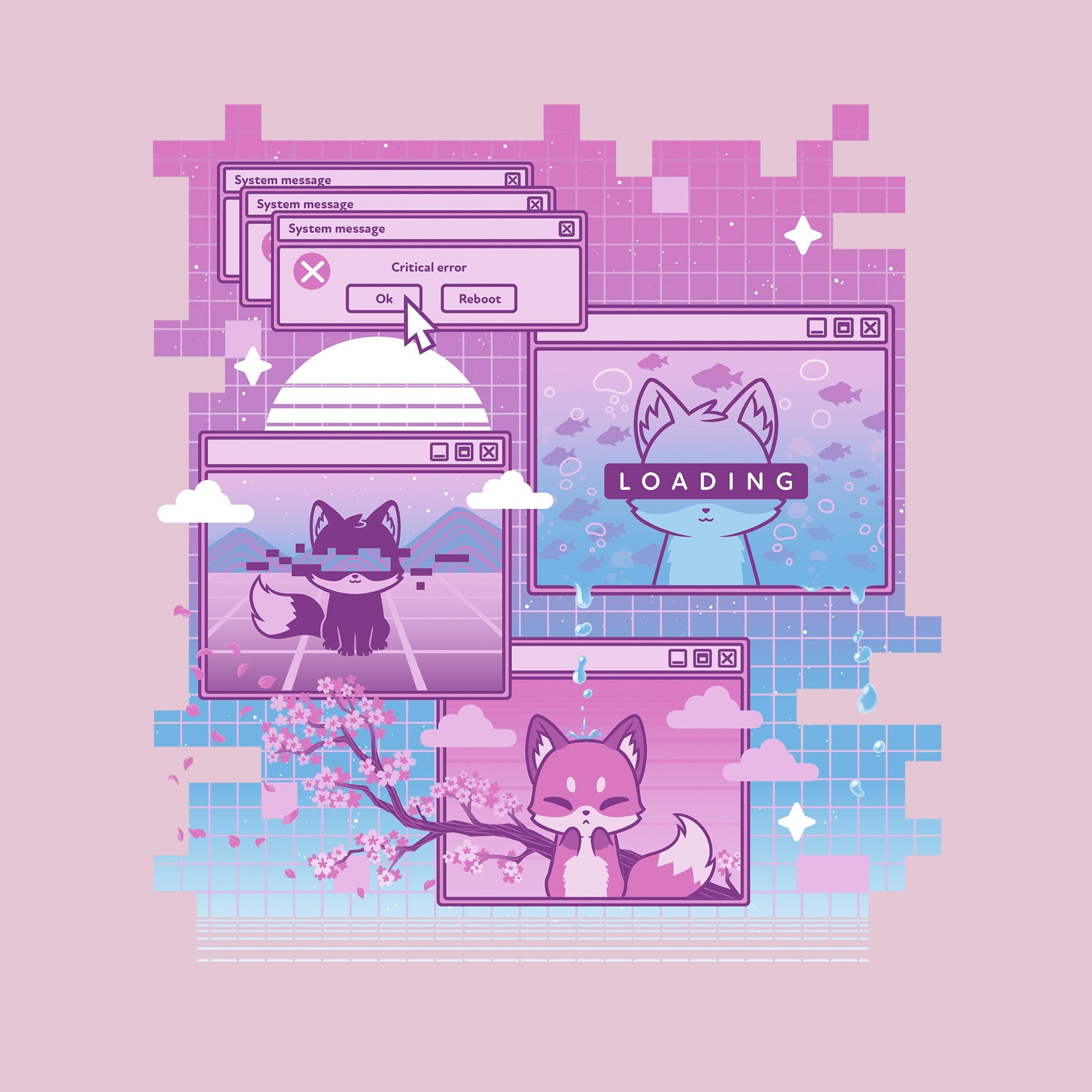 Vaporwave Fox