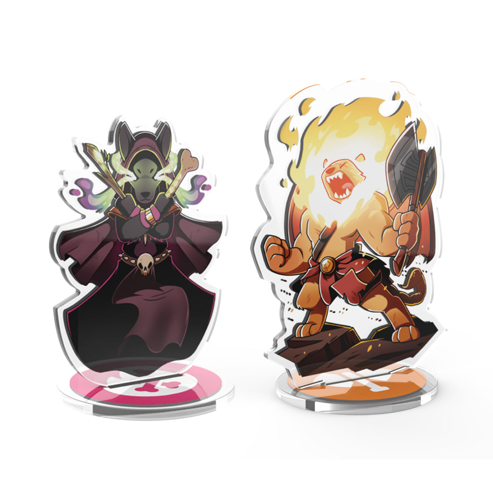 Here to Slay: Berserker & Necromancer Expansion Standee Set