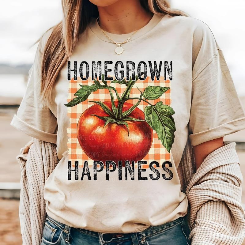 Homegrown Happiness Tomato DTF Transfers - THIS IS NOT A SHIRTstyle{n002}2