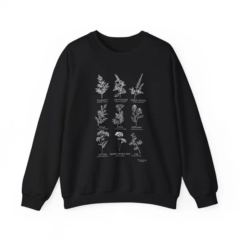 Herbs For Reproductive Freedom Unisex Heavy Blend Crewneck Sweatshirt/Hoodie- Pullover, Cotton Classic Stylish