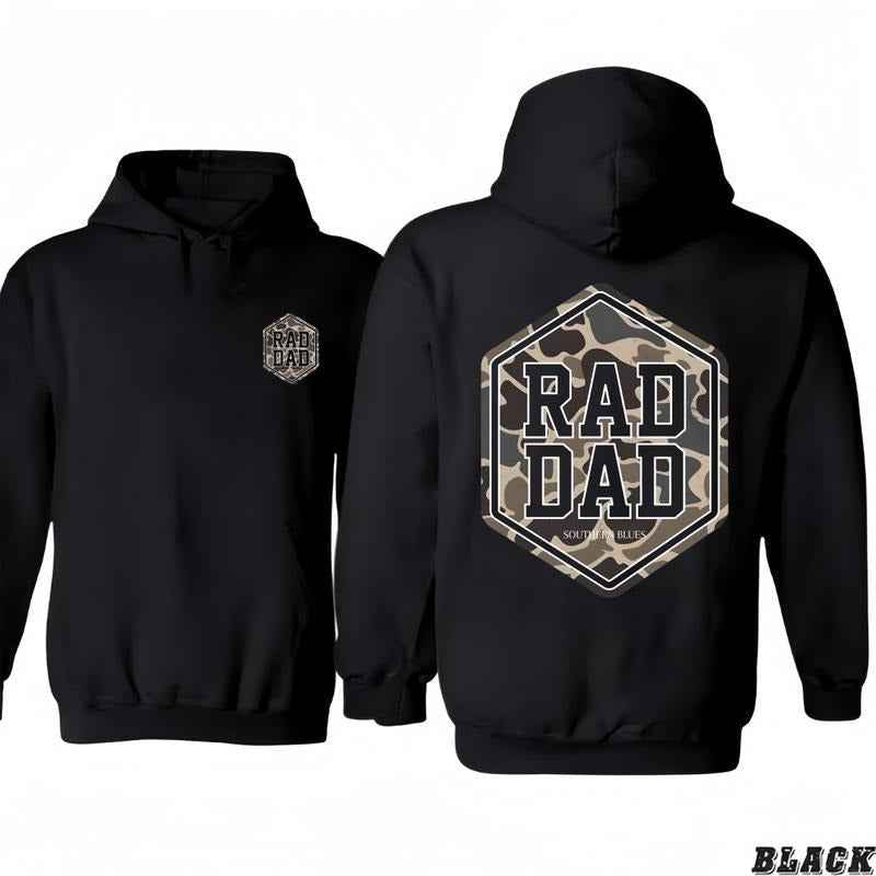 Rad Dad Pocket Camo T-shirt/Hoodie, Vintage for Men and Women, Unisex Vintage Crewneck