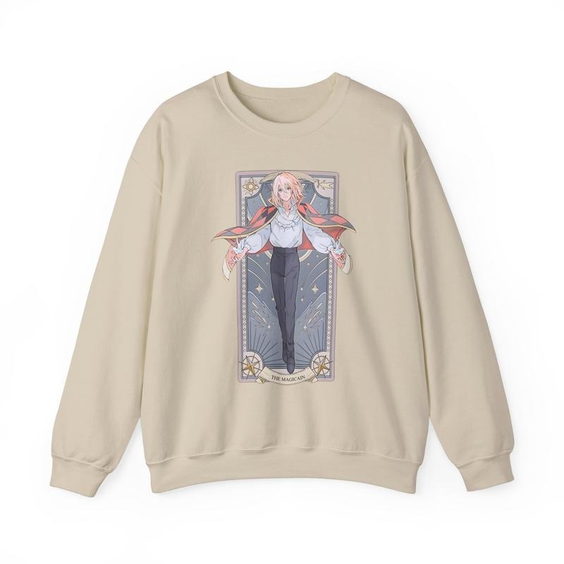 Howl Pendragon Sweatshirt, Howl Tarot Card, Howl's Moving Castle Sweatshirt, Howl and Sophie Shirt, Studio Ghibli, Anime shirt