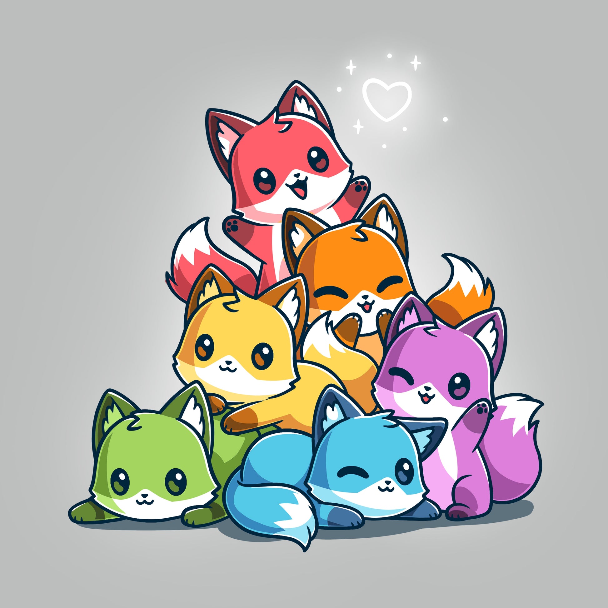Rainbow Foxes