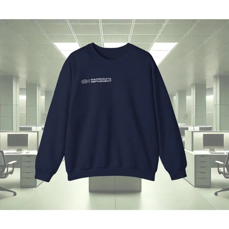 Lumon Macrodata Refinement Severance Sweatshirt, Severance Inspired Minimalist Sweater, Lumon Sweater, Macrodata Refienement Sweater