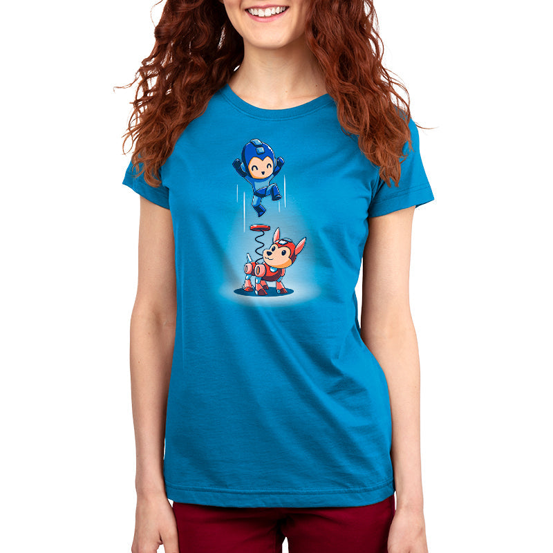 Mega Man and Rush Coil