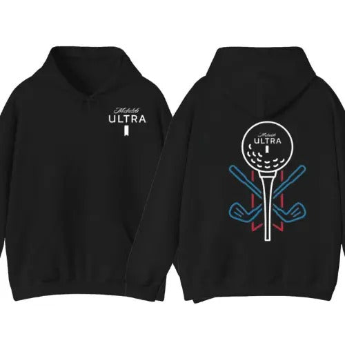 Michelob Ultra Golf Hoodie - SweatShirt - T-shirt , 2 side - Unisex Clothing , Unisex Hoodie, T-shirt For Men, Choose Your Color
