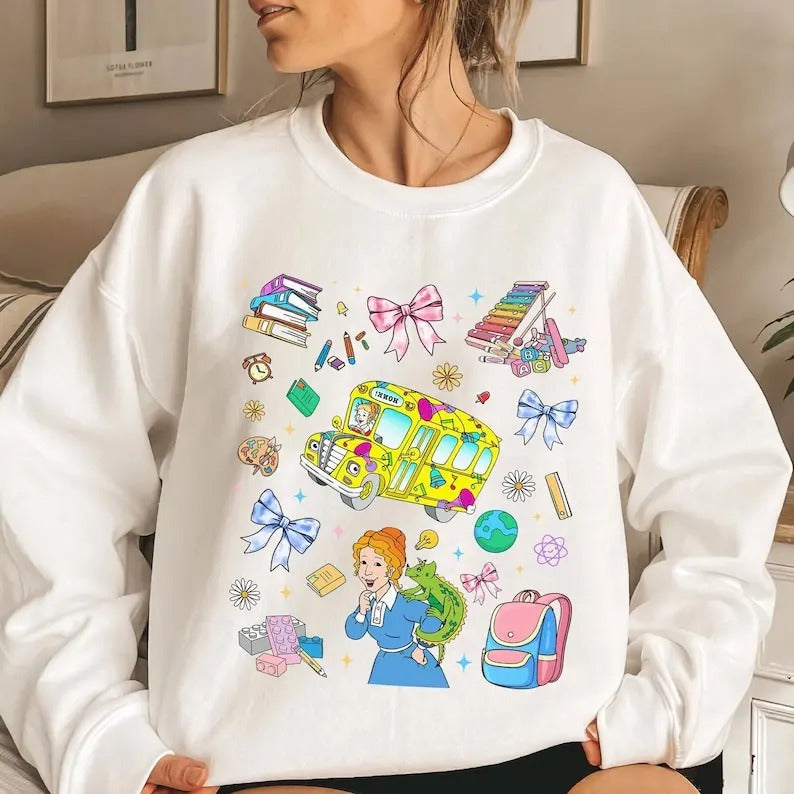 Ms.Frizzle The Magic School Bus Shirt, Miss Frizzle Shirt, Back To School Shirt, Everyday Of Week Ms Frizzle Shirt, Magic School Bus Shirt