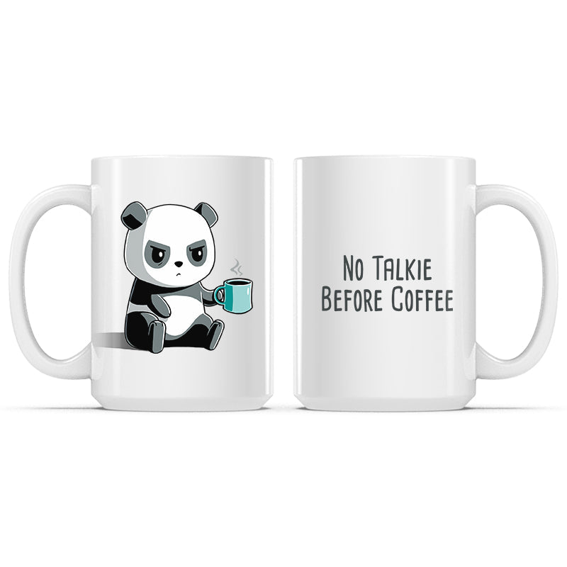 No Talkie Before Coffee Mug