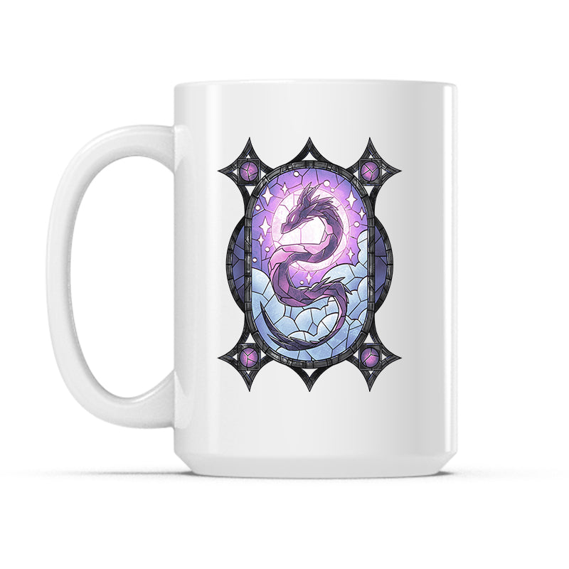 Stained Glass Dragon Mug