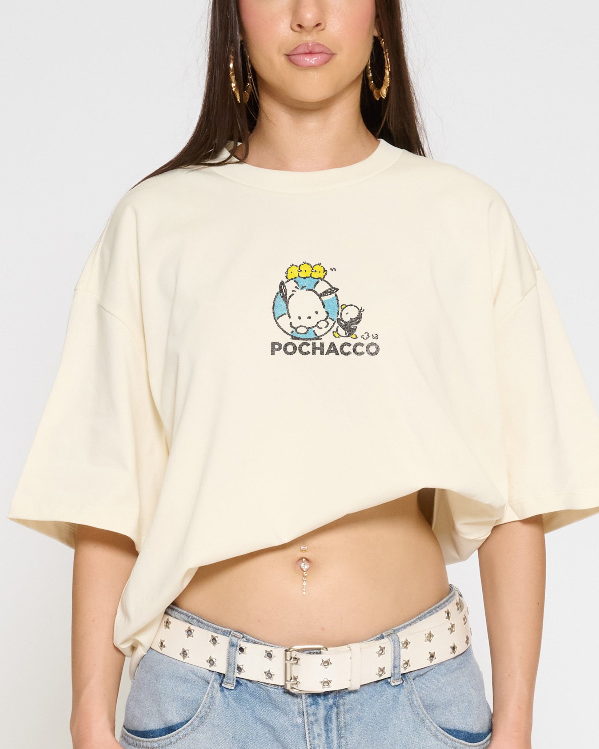Pochacco Summer Stroll Oversized Tee