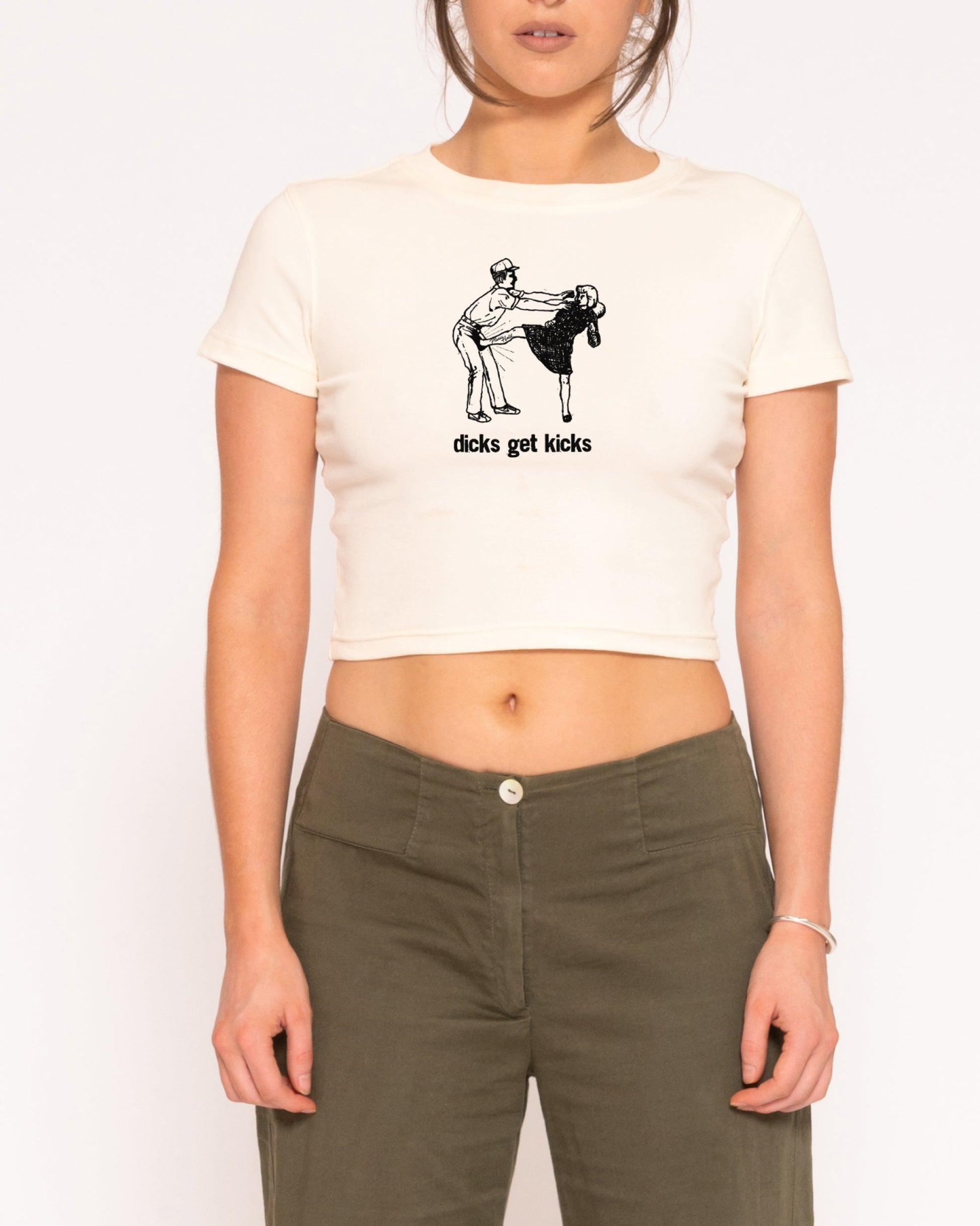 Dicks Get Kicks Baby Tee