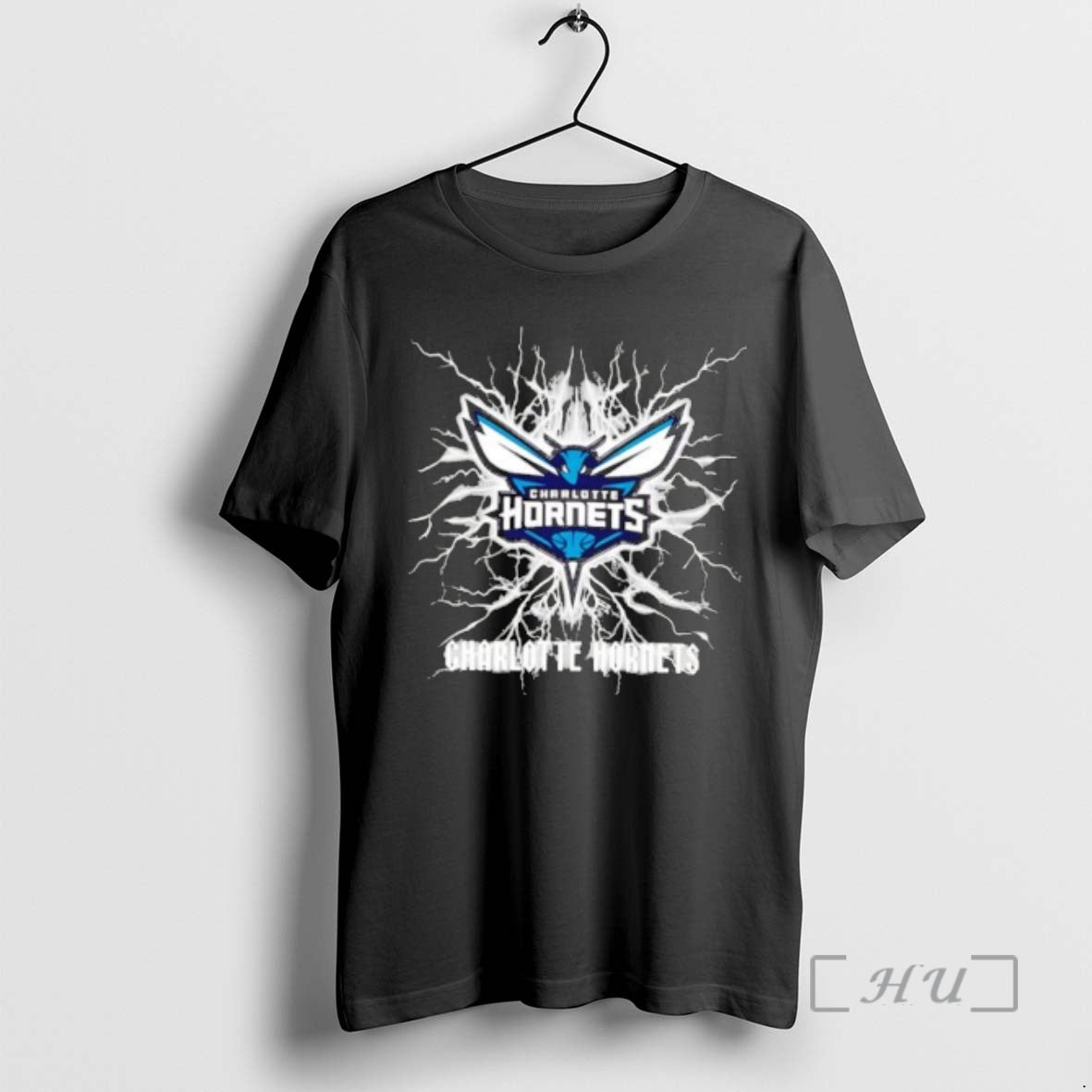 Officials Charlotte Hornets Basketball Logo Lightning Bolt