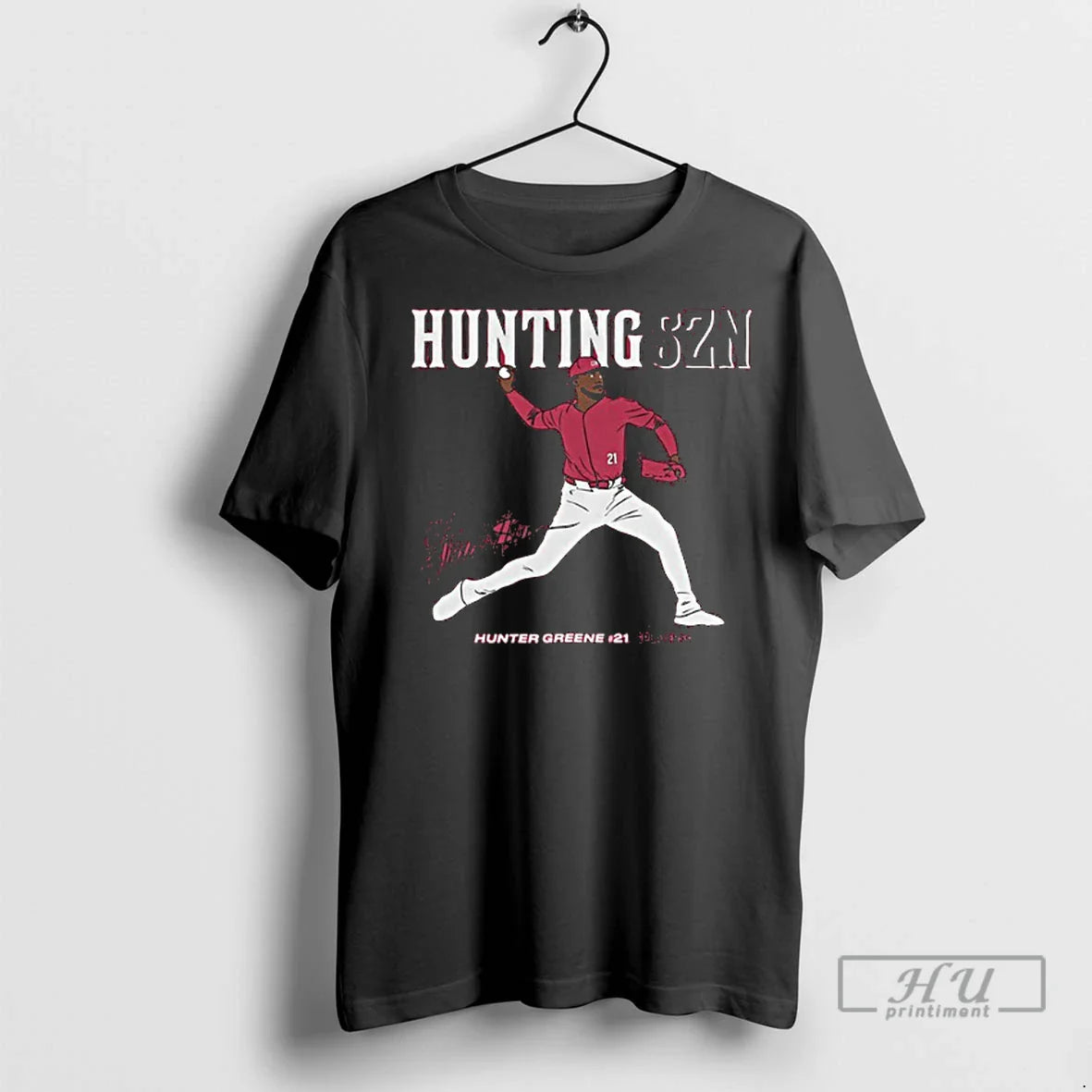 Officials Hunter Greene Reds Hunter Greene Szn T Shirts