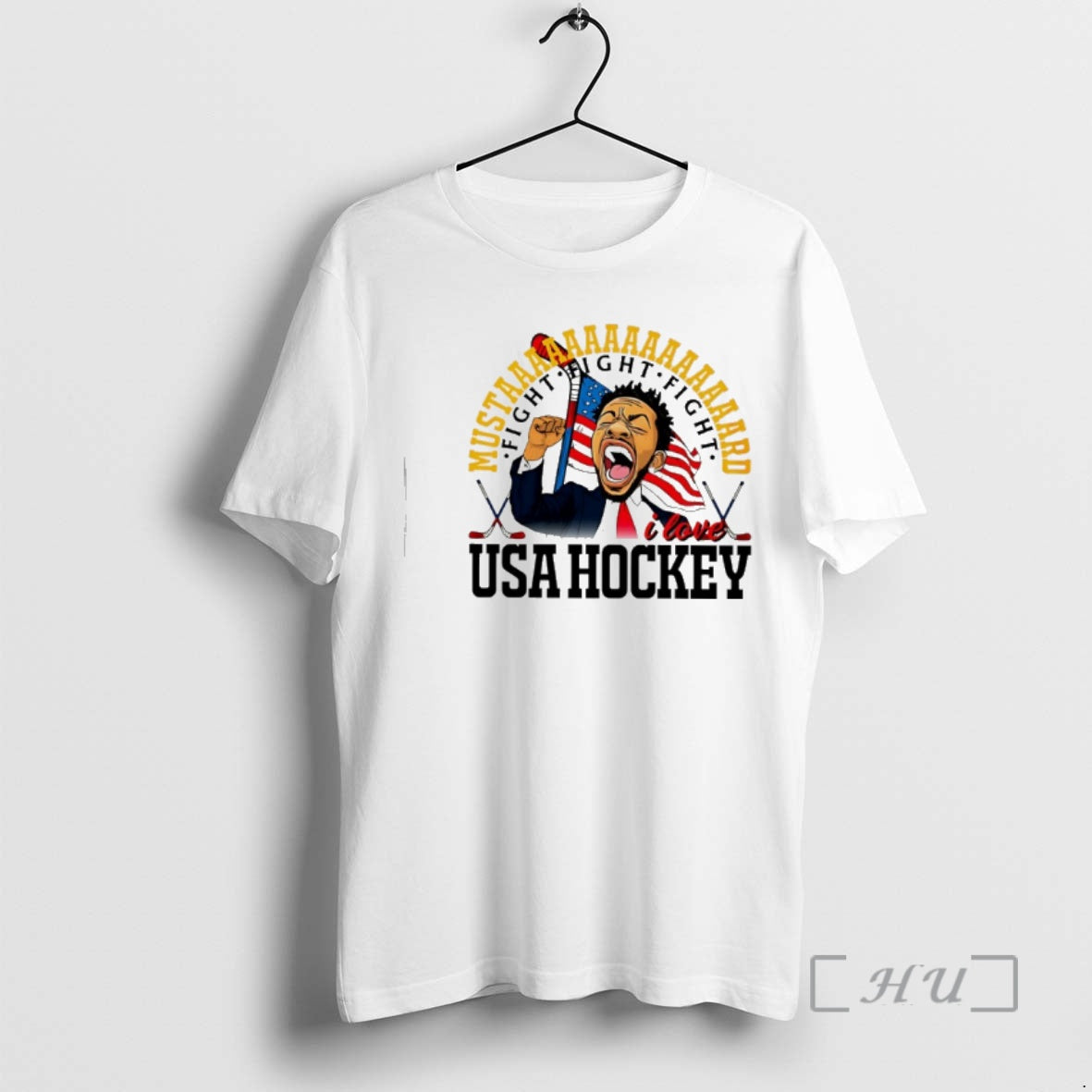 Officials Kendrick Mustard Fight I Love Usa Hockey 2026 Meme