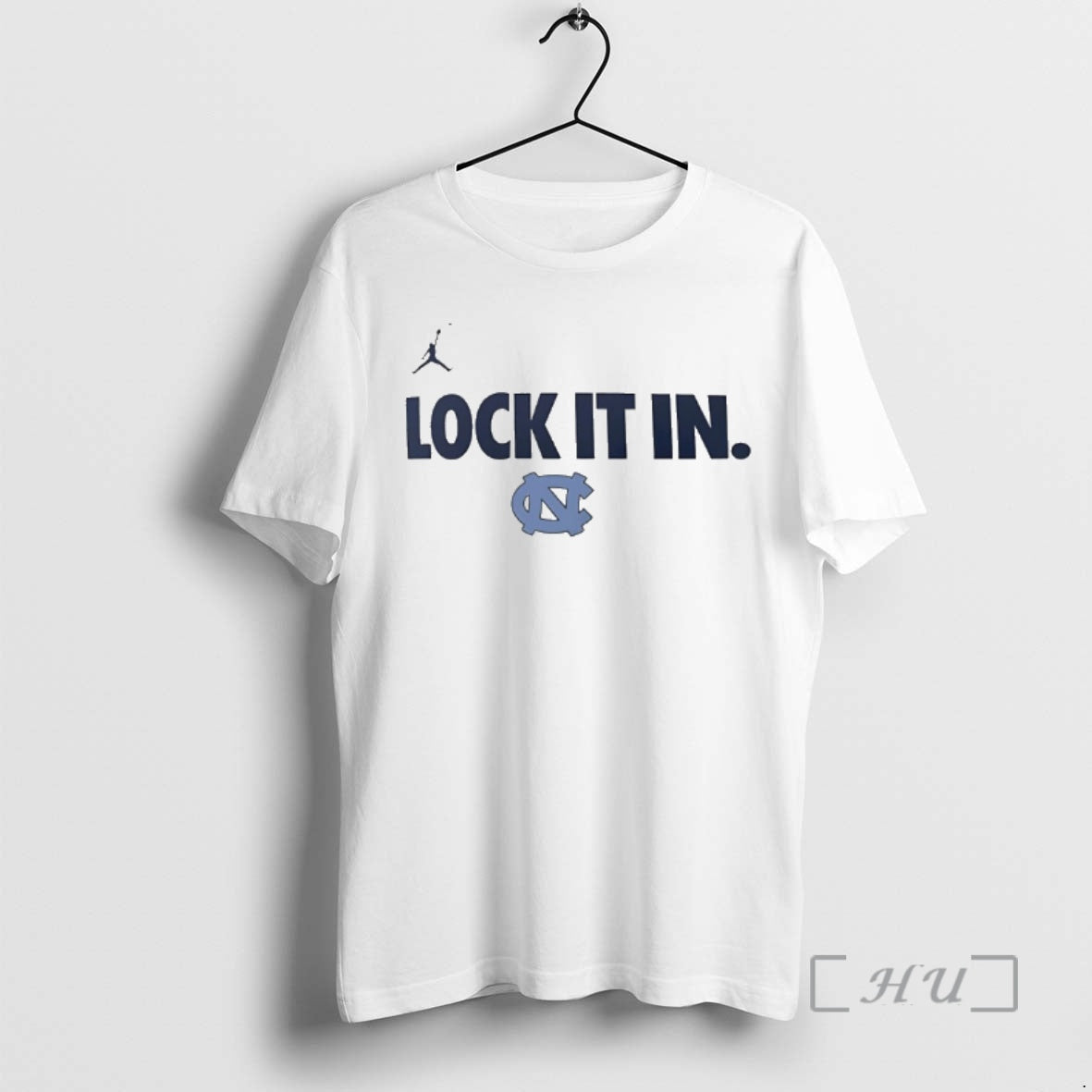 Officials North Carolina Tar Heels Lock It In 2026 On Court Bench Premium T Shirts
