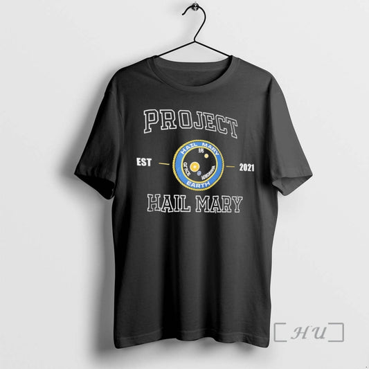 Officials Project Hail Mary Hail Mary Earth Est 2021 Logo